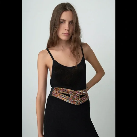 ZARA Special Edition Gold Bejeweled Belt VENUS BELT - The Great Gatsby - Benedetta Bruzziches main image 4
